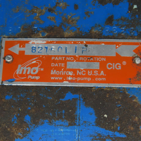 IMO 82160LIP CIG Series Hydraulic Pump 65mm Shaft 2" x 3" Flange Ports