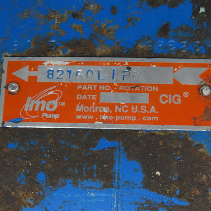 IMO 82160LIP CIG Series Hydraulic Pump 65mm Shaft 2" x 3" Flange Ports
