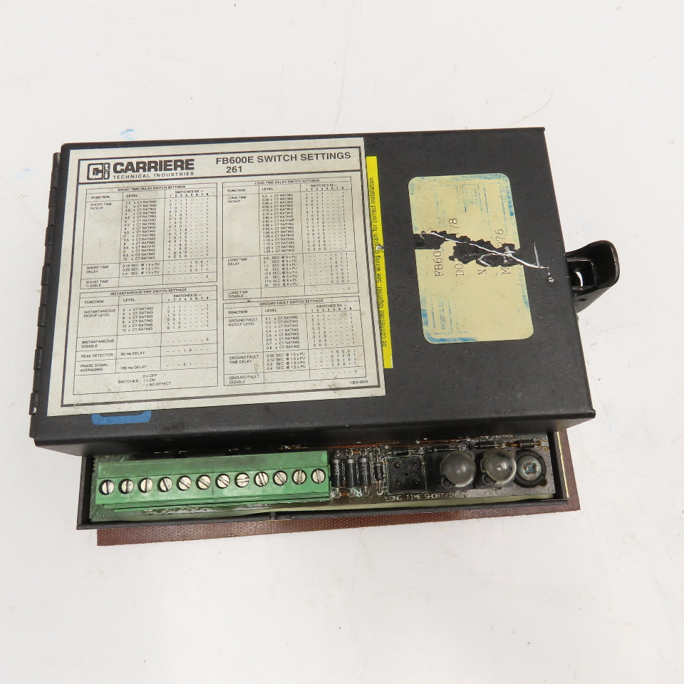Carriere FB600E Static Relay Switch