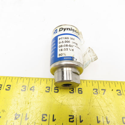 Dynisco PT160-3M 0-3000PSI Pressure Transducer 16-32VDC 1/8" NPT