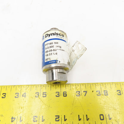 Dynisco PT160-3M 0-3000PSI Pressure Transducer 16-32VDC 1/8" NPT