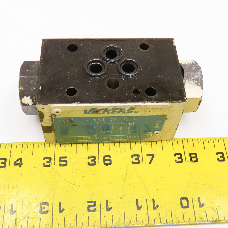 Vickers DGMPC-3-DBAK-41 System Stak Pilot Operated Hydraulic Check Valve
