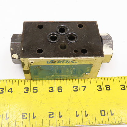 Vickers DGMPC-3-DBAK-41 System Stak Pilot Operated Hydraulic Check Valve
