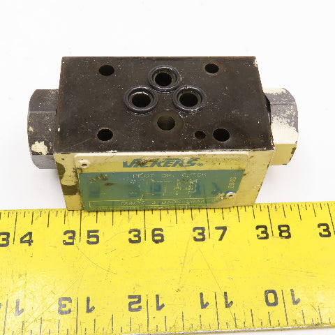 Vickers DGMPC-3-DBAK-41 System Stak Pilot Operated Hydraulic Check Valve