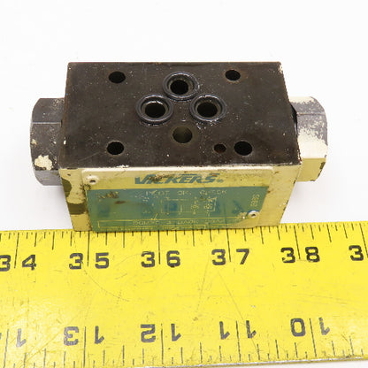 Vickers DGMPC-3-DBAK-41 System Stak Pilot Operated Hydraulic Check Valve