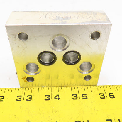 Daman AD05TPAB4S D05 Aluminum Valve Tapping Plate 3000PSI