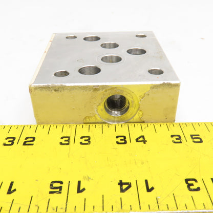 Daman AD05TPAB4S D05 Aluminum Valve Tapping Plate 3000PSI