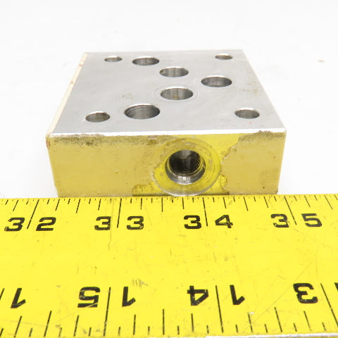 Daman AD05TPAB4S D05 Aluminum Valve Tapping Plate 3000PSI