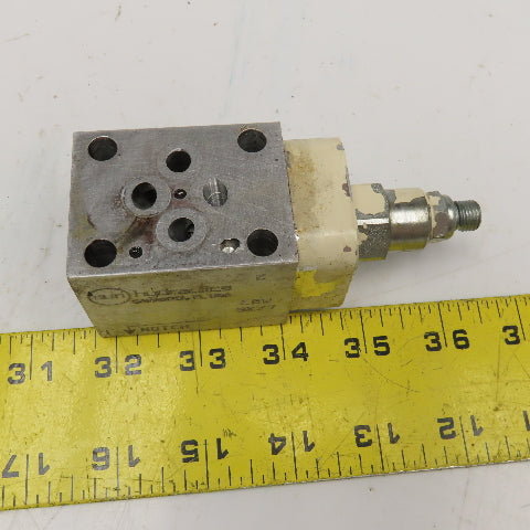 Sun Hydraulics EBW ISO 06 Sandwich Valve W/ 9HN7 Cartridge
