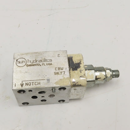 Sun Hydraulics EBW ISO 06 Sandwich Valve W/ 9HN7 Cartridge