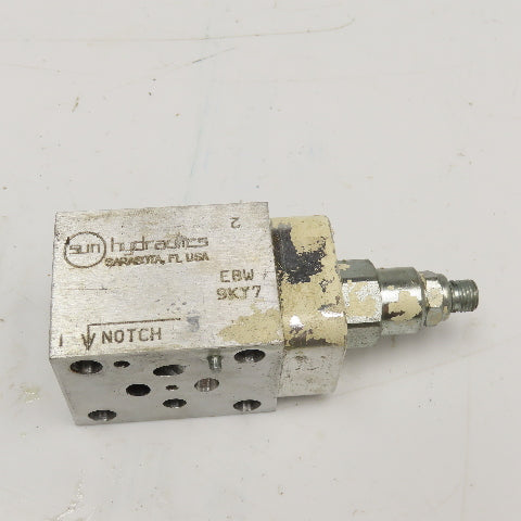 Sun Hydraulics EBW ISO 06 Sandwich Valve W/ 9HN7 Cartridge