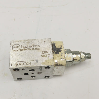 Sun Hydraulics EBW ISO 06 Sandwich Valve W/ 9HN7 Cartridge