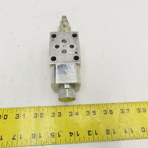 Sun Hydraulics FB4 ISO 03 Sandwich Valve W/ RDDA Cartridge Relief Valve