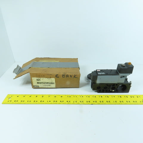 Parker AL11323BJW5300B K142171 Single Solenoid Pneumatic Valve 120V Coil 150 PSI