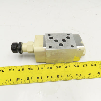 Sun Hydraulics CB4 ISO 05 Sandwich Valve W/ Reverse Check & RPGC Relief