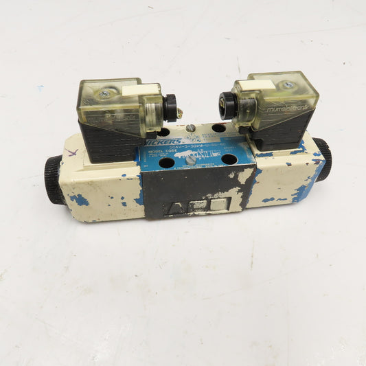 Vickers DG4V-3-3C-M-U-B6-60 3/4 Way Hydraulic Directional Valve 110V Coil