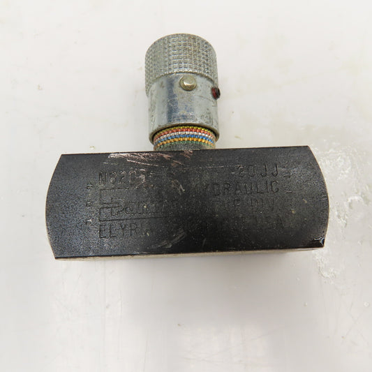 Parker N820S 3/4" SAE Precision Colorflow Metering Valve