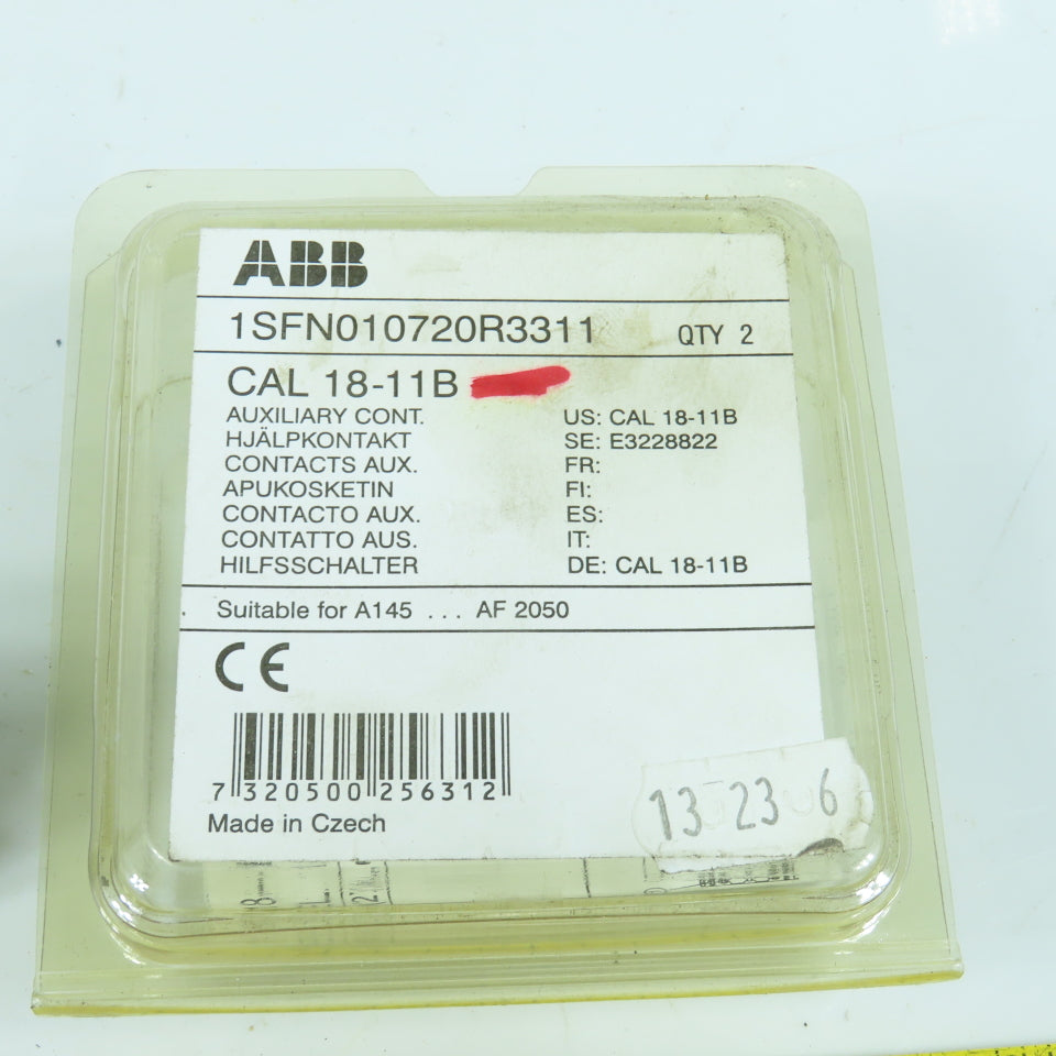 ABB 18-11B Auxiliary Contacts For A145  AF 2050 Lot Of 2