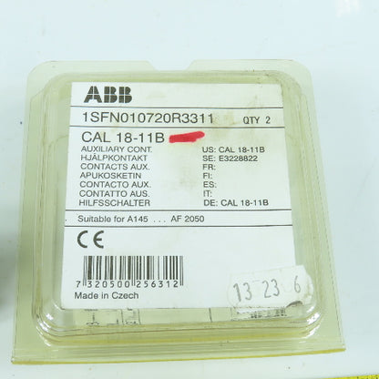 ABB 18-11B Auxiliary Contacts For A145  AF 2050 Lot Of 2