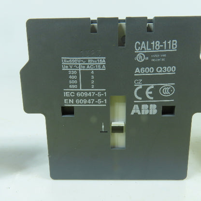 ABB 18-11B Auxiliary Contacts For A145  AF 2050 Lot Of 2