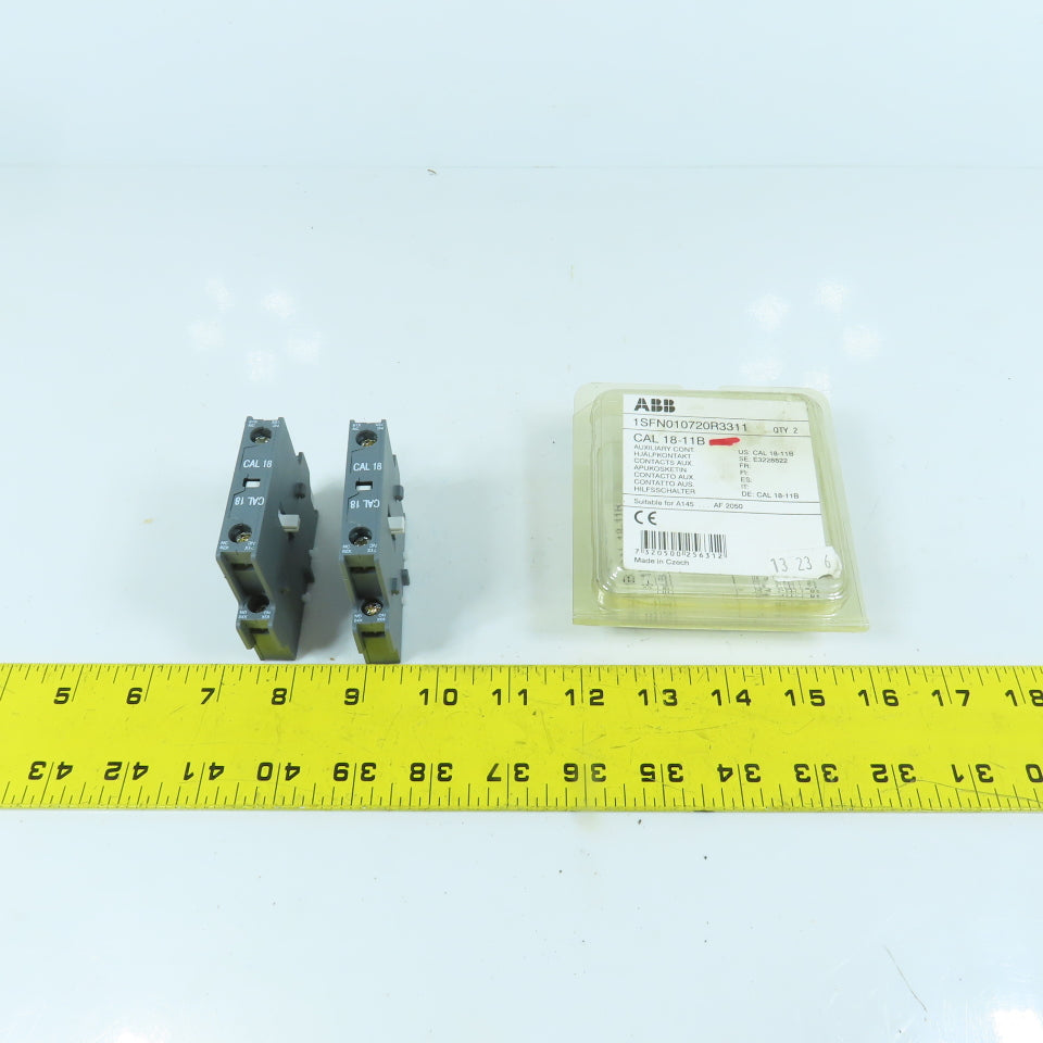 ABB 18-11B Auxiliary Contacts For A145  AF 2050 Lot Of 2