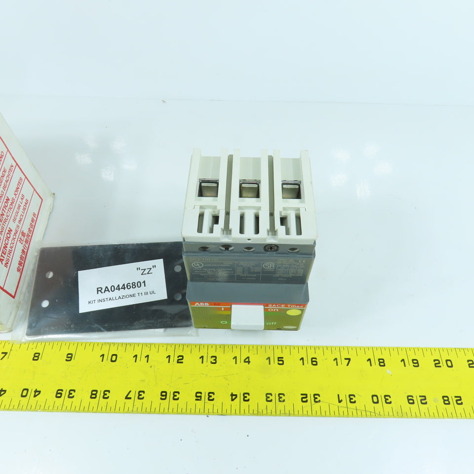 ABB SACE T1N 100 SACE TMAX 15A Circuit Breaker 3-Pole 600V