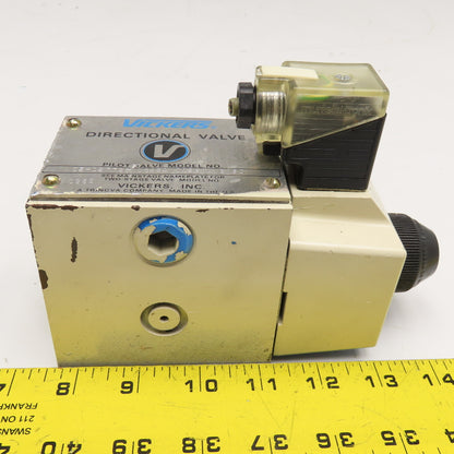 Vickers DG4S4 012B U B 60 Hydraulic Single Solenoid Directional Valve 110V