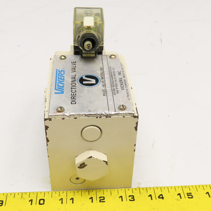 Vickers DG4S4 012B U B 60 Hydraulic Single Solenoid Directional Valve 110V