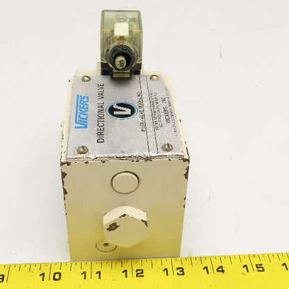 Vickers DG4S4 012B U B 60 Hydraulic Single Solenoid Directional Valve 110V