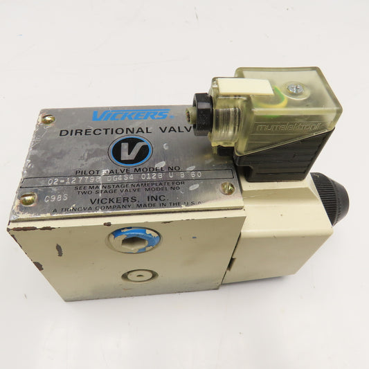 Vickers DG4S4 012B U B 60 Hydraulic Single Solenoid Directional Valve 110V