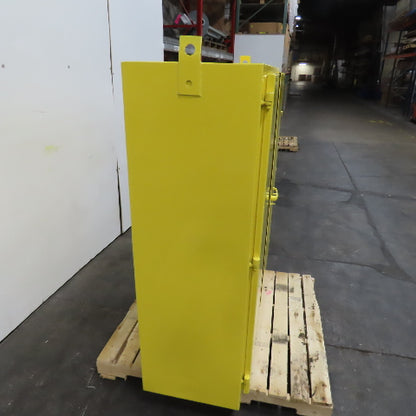 60 Gallon Heavy Duty 2-Door Flammable Storage Safety Cabinet 56" x 18-1/2" x 58"