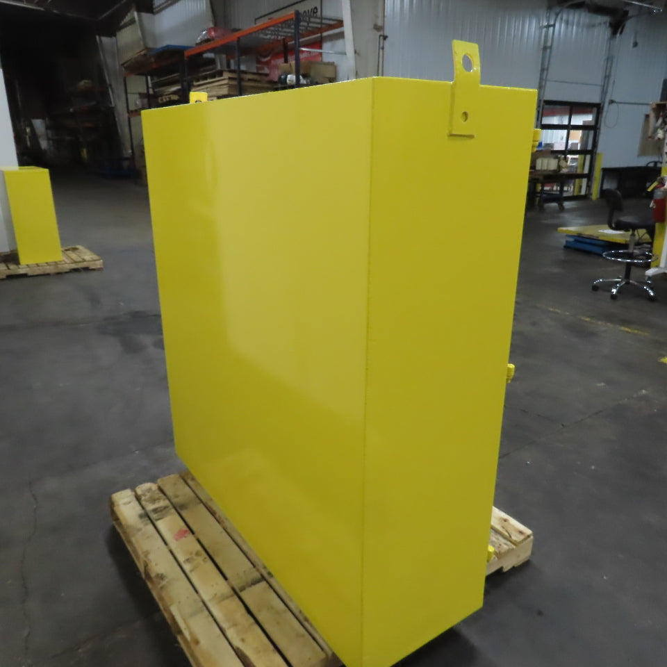 60 Gallon Heavy Duty 2-Door Flammable Storage Safety Cabinet 56" x 18-1/2" x 58"