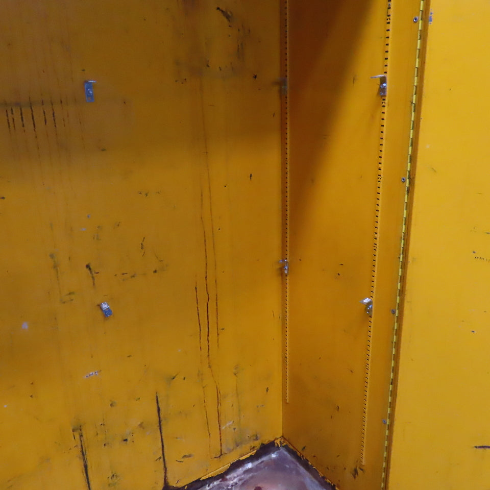 45 Gallon Flammable Storage Cabinet No Shelf 43"x 18" x 65" Tall