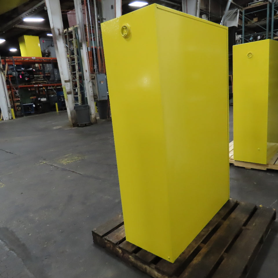 45 Gallon Flammable Storage Cabinet No Shelf 43"x 18" x 65" Tall