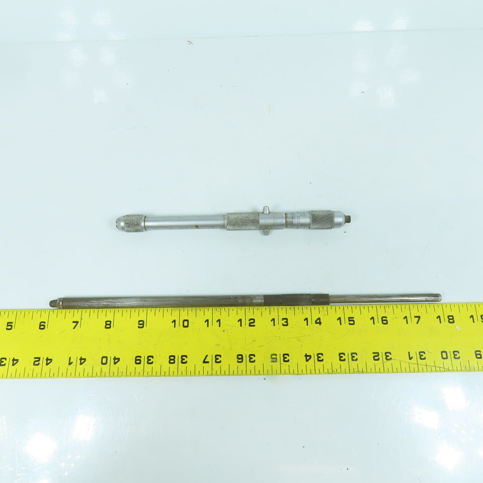 Starrett 124-C Inside Micrometer W/ 12" Rod