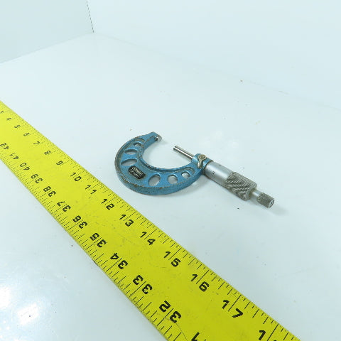Fowler 1-2" OD Outside Micrometer Increments 0.0001"
