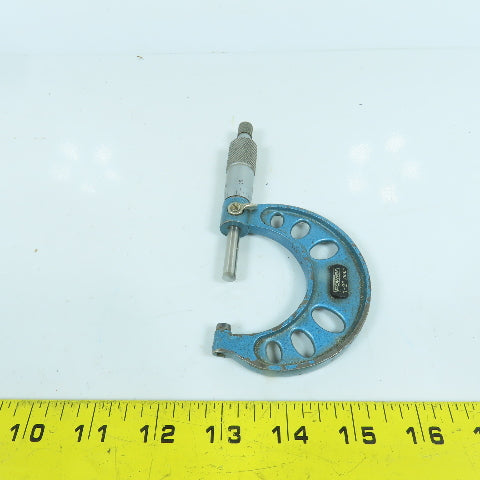 Fowler 1-2" OD Outside Micrometer Increments 0.0001"