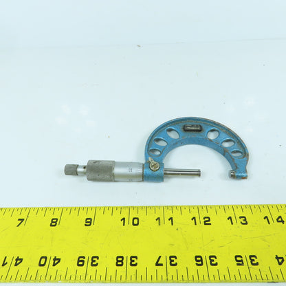 Fowler 1-2" OD Outside Micrometer Increments 0.0001"