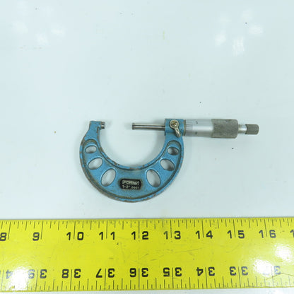 Fowler 1-2" OD Outside Micrometer Increments 0.0001"