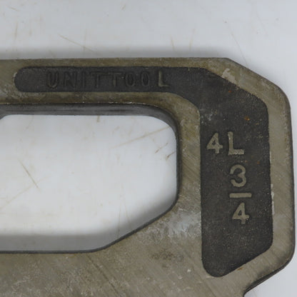 Unittool 4L 3/4 Open "C" Frame Punch 4-1/8" Throat