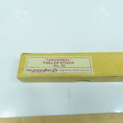Lufkin No. 10 "Universal" Feeler Stock 0.004" Thick 12" Long Lot Of 2