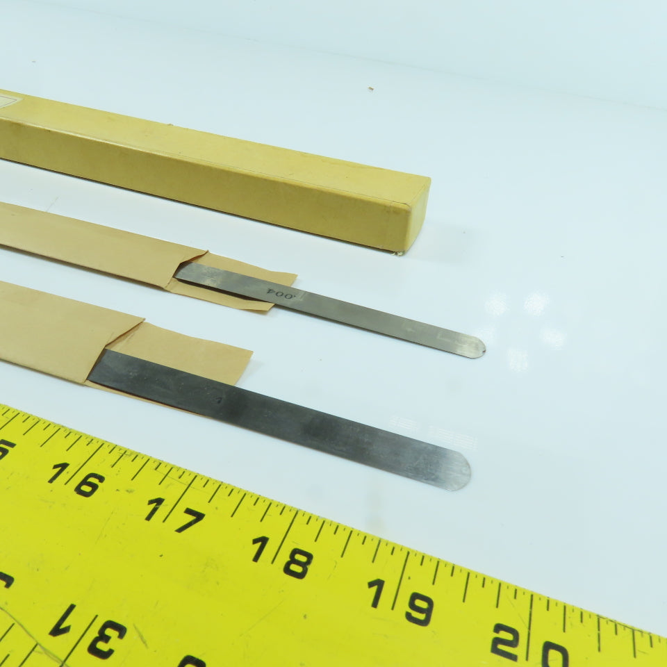 Lufkin No. 10 "Universal" Feeler Stock 0.004" Thick 12" Long Lot Of 2