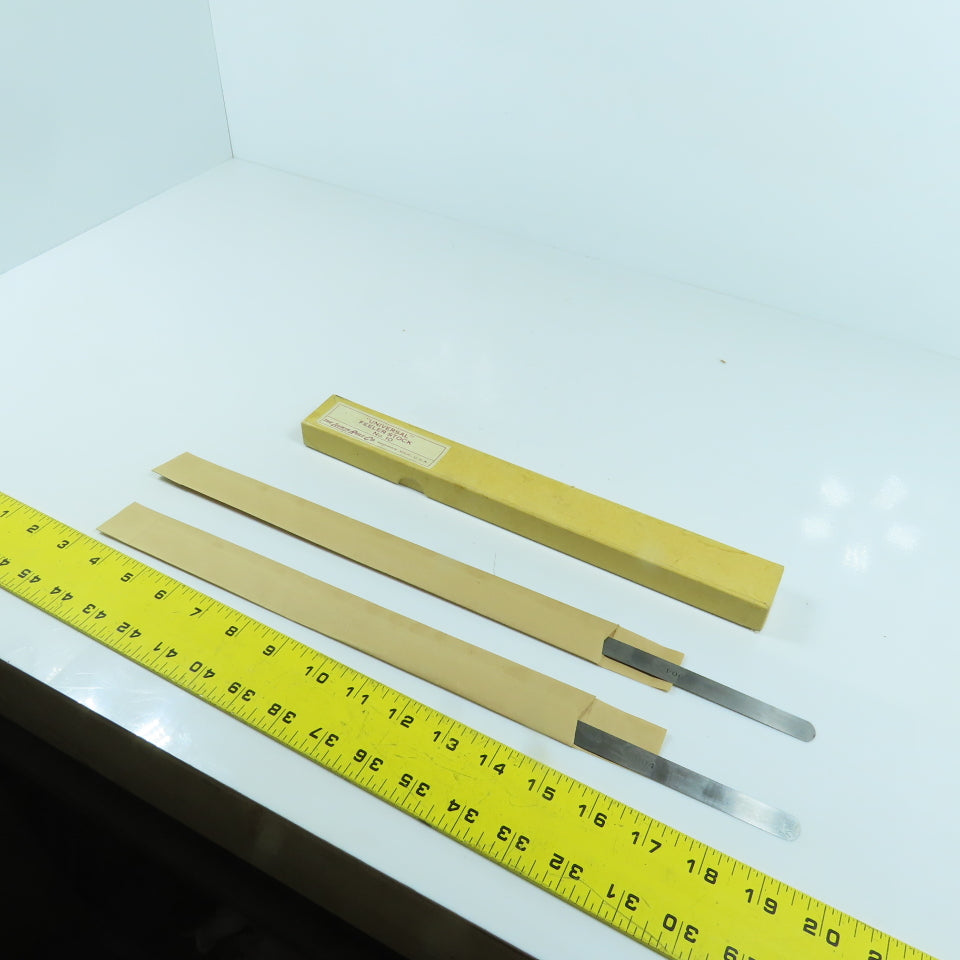 Lufkin No. 10 "Universal" Feeler Stock 0.004" Thick 12" Long Lot Of 2