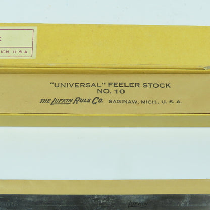 Lufkin No. 10 "Universal" Feeler Stock 0.009" Thick 12" Long Lot Of 20