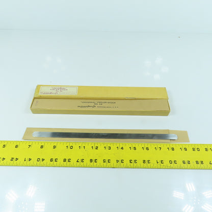 Lufkin No. 10 "Universal" Feeler Stock 0.009" Thick 12" Long Lot Of 20