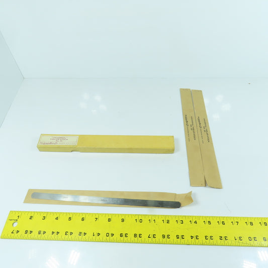 Lufkin No. 10 "Universal" Feeler Stock 0.010" Thick 12" Long Lot Of 3