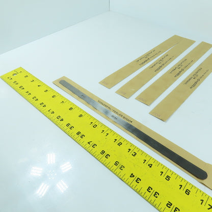 Lufkin No. 10 "Universal" Feeler Stock 0.005" Thick 12" Long Lot Of 5