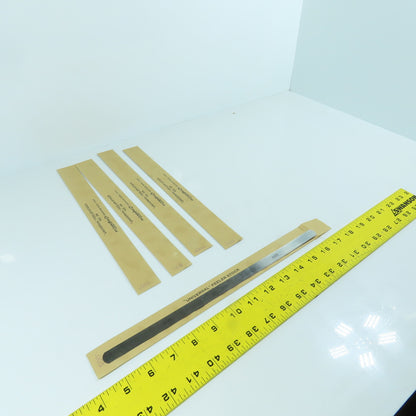 Lufkin No. 10 "Universal" Feeler Stock 0.005" Thick 12" Long Lot Of 5