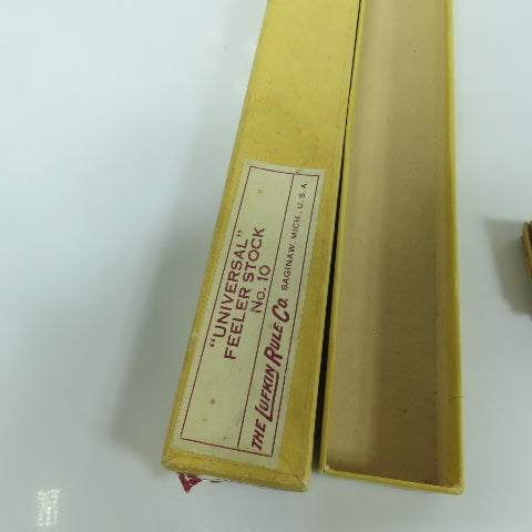Lufkin No. 10 "Universal" Feeler Stock 0.005" Thick 12" Long Lot Of 13