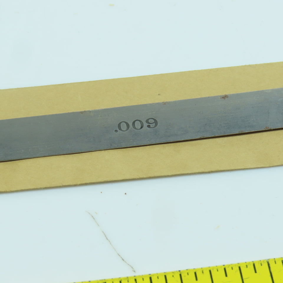 Lufkin No. 10 "Universal" Feeler Stock 0.005" Thick 12" Long Lot Of 13